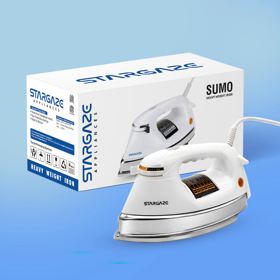 STARGAZE Sumo 750-Watt Heavy Weight Dry Iron