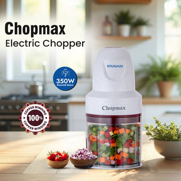 Chopmax Electric Chopper 350 Watt - 800 ml (White Marbal)