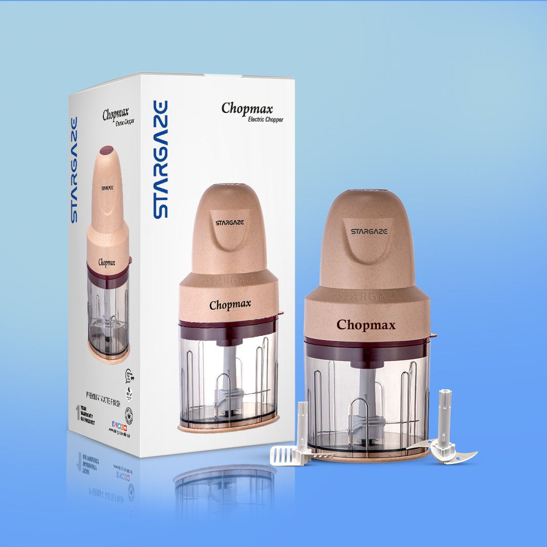 Chopmax Electric Chopper 350 Watt - 800 ml (Peach Marbal)
