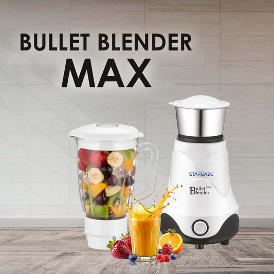 Bullet Blender Max 800 ml for kitchen use with 6-wing blade