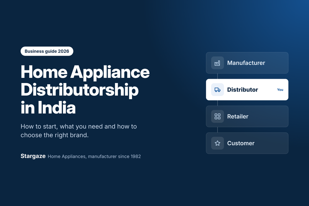 Home Appliance Distributorship in India: How to Start (2026 Guide)