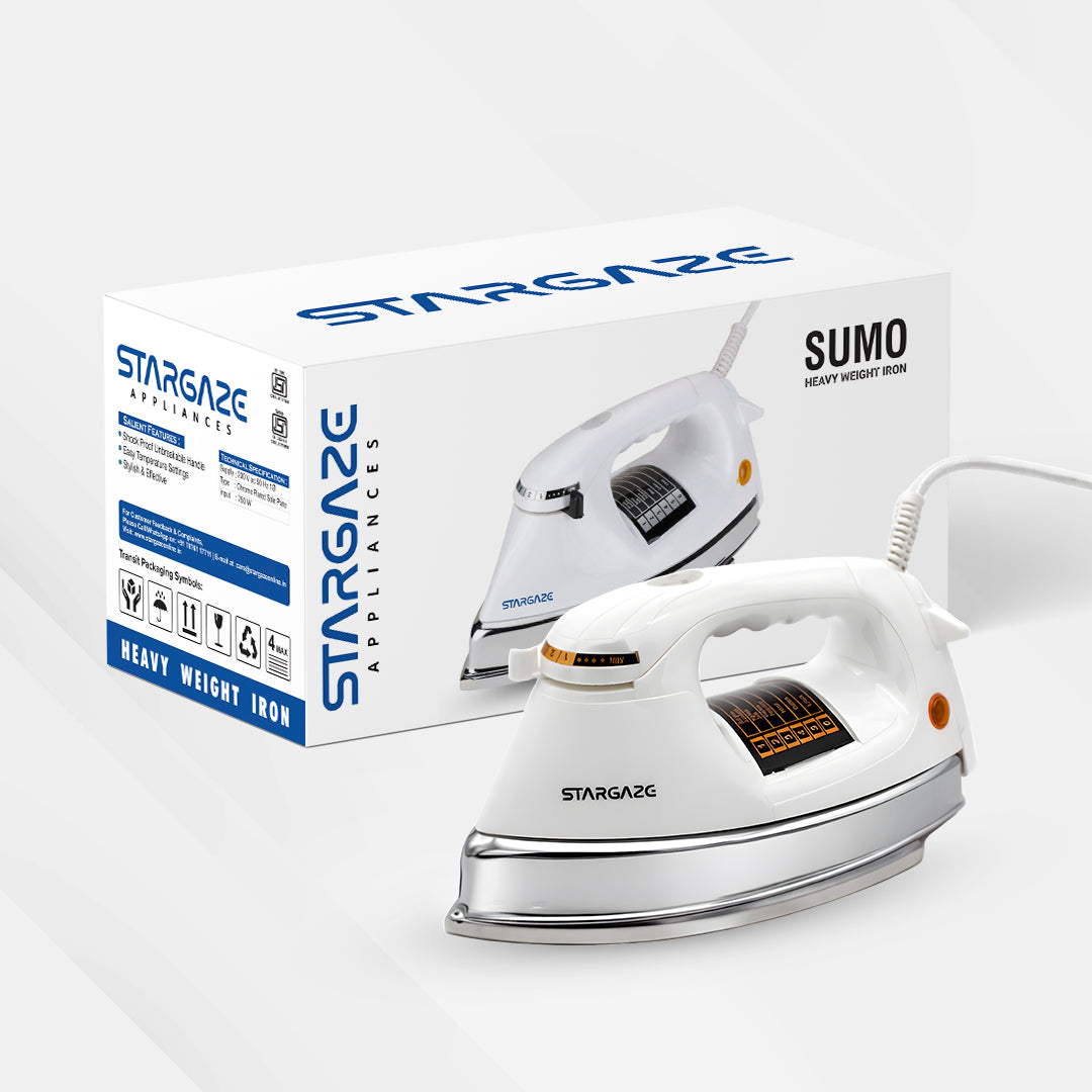 STARGAZE Sumo 750-Watt Heavy Weight Dry Iron
