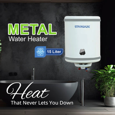 Metal Water Heater - 15 ltr