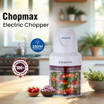 Chopmax Electric Chopper 350 Watt - 800 ml (White Marbal)