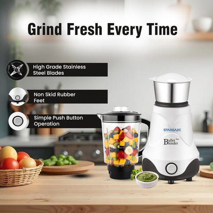 Bullet Blender Max 800 ml for kitchen use with 6-wing blade