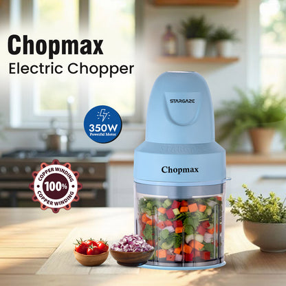 Chopmax Electric Chopper 350 Watt - 800 ml (Sky Blue)