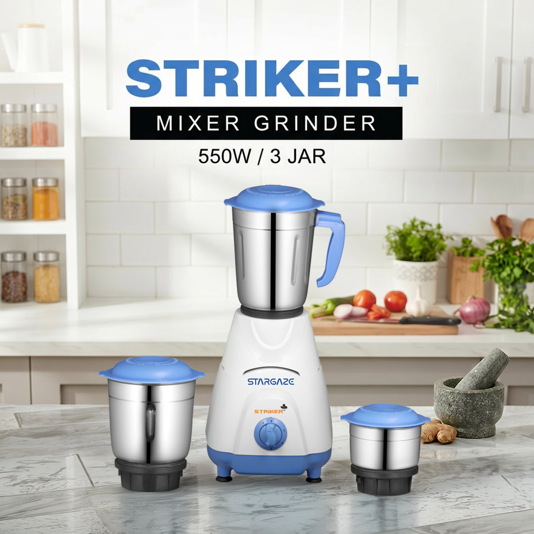Striker Plus Mixer Grinder – 550 Watt