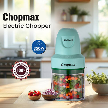 Chopmax Electric Chopper 350 Watt - 800 ml (Green Marbal)