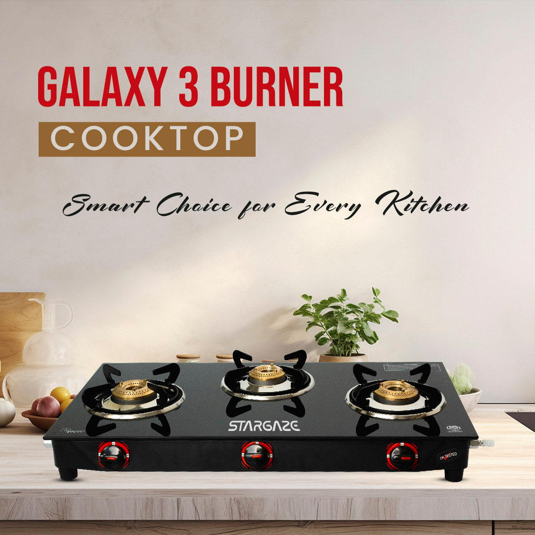 GALAXY 3 BURNER Cooktop