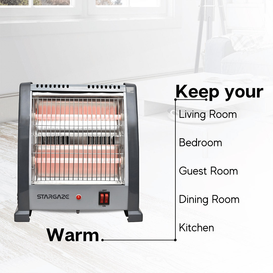 Stargaze Quartz Heater - 800 Watts Electric Heater