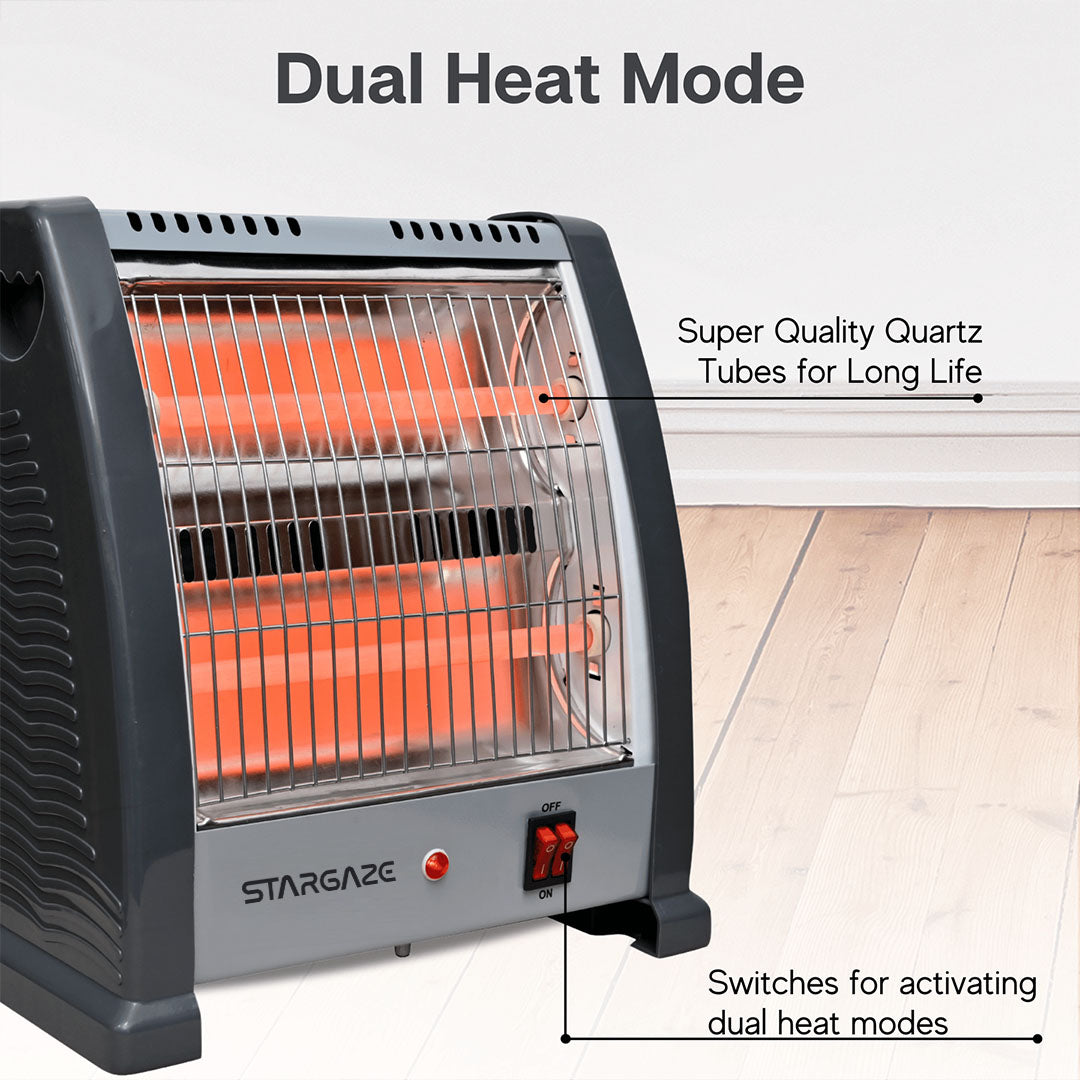 Stargaze Quartz Heater - 800 Watts Electric Heater