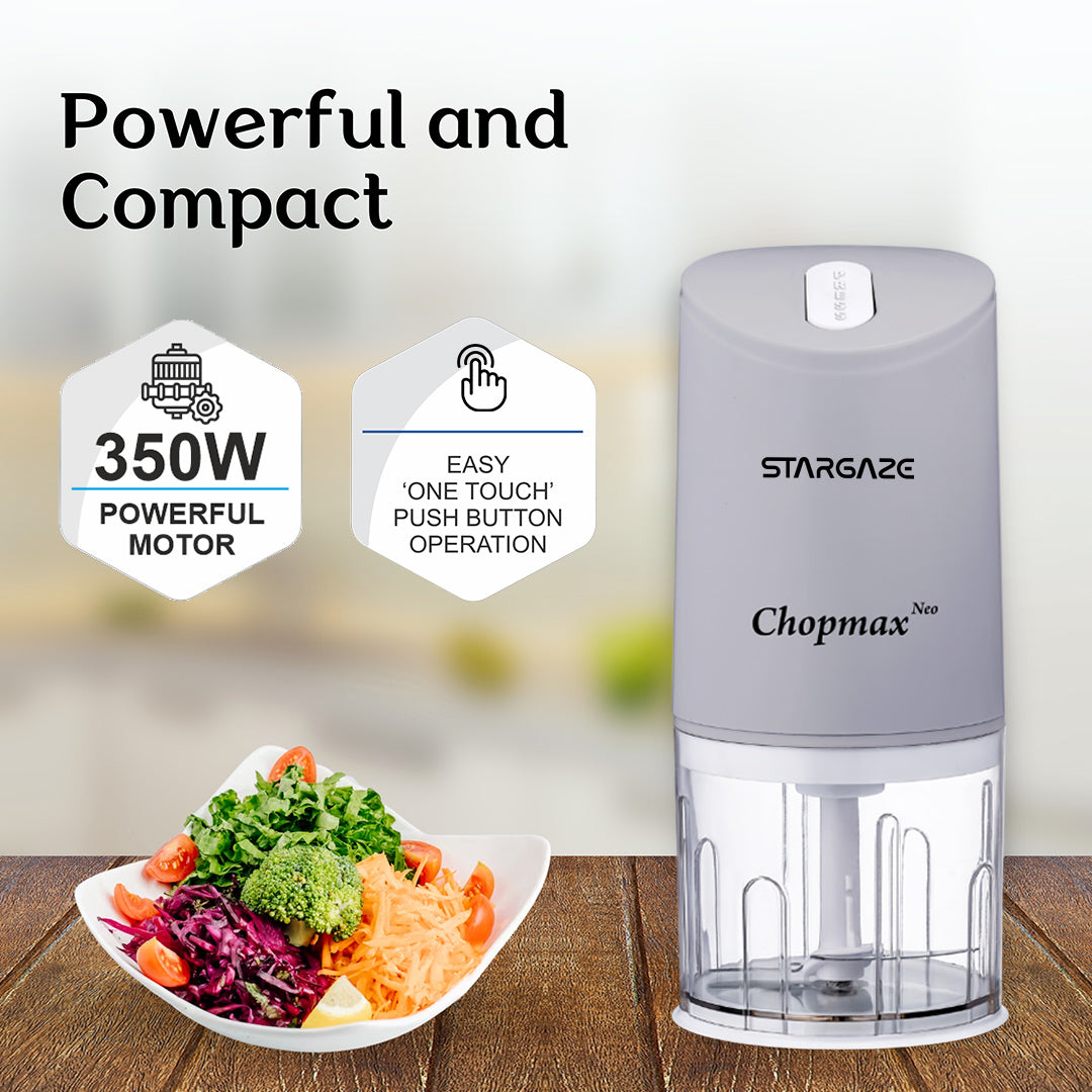Stargaze Chopmax Neo Chopper 350 Watt with 800ml Bowl - Grey