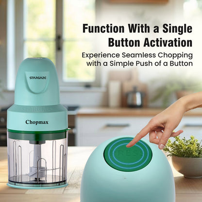 Chopmax Electric Chopper 350 Watt - 800 ml (Green Marbal)