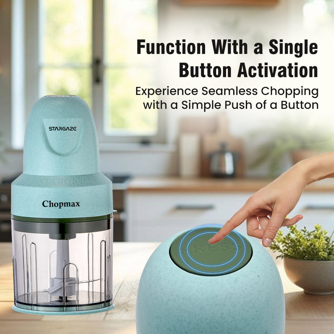 Chopmax Electric Chopper 350 Watt - 800 ml (Light Green Marbal)