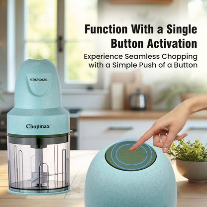 Chopmax Electric Chopper 350 Watt - 800 ml (Light Green Marbal)