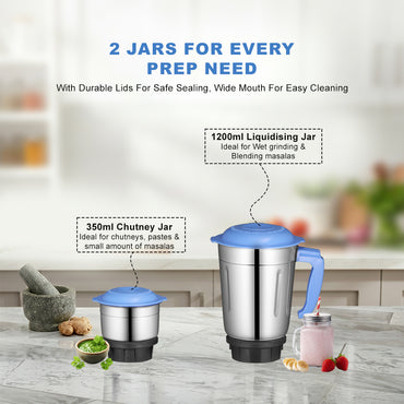 Frenzo Mixer Grinder – 550 Watt