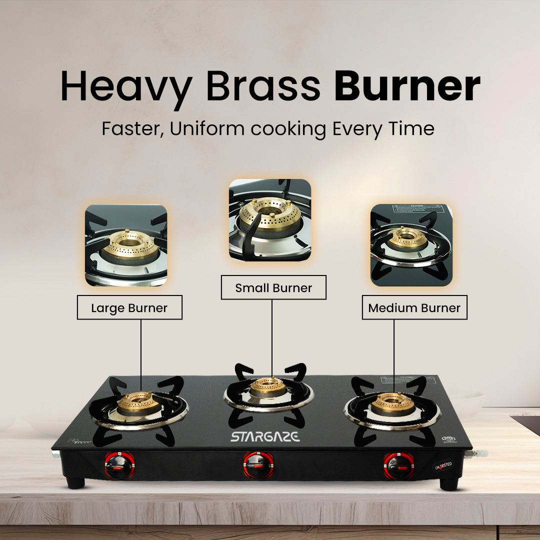 GALAXY 3 BURNER Cooktop
