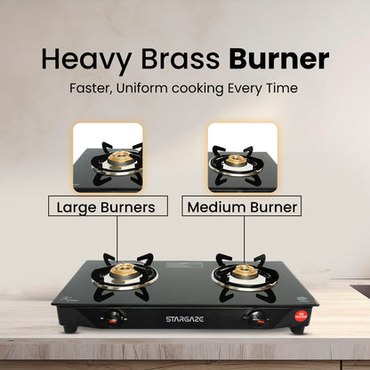 GALAXY 2 BURNER Cooktop