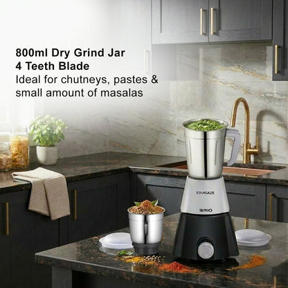 BRIO Mixer Grinder - 550W