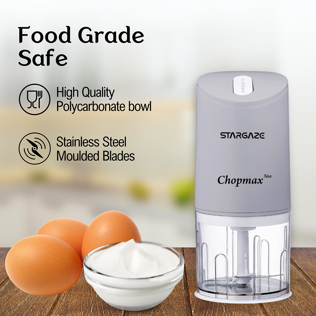 Stargaze Chopmax Neo Chopper 350 Watt with 800ml Bowl - Grey
