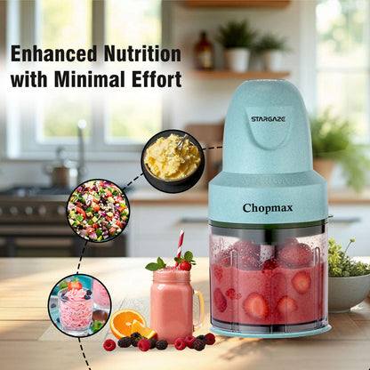 Chopmax Electric Chopper 350 Watt - 800 ml (Light Green Marbal)