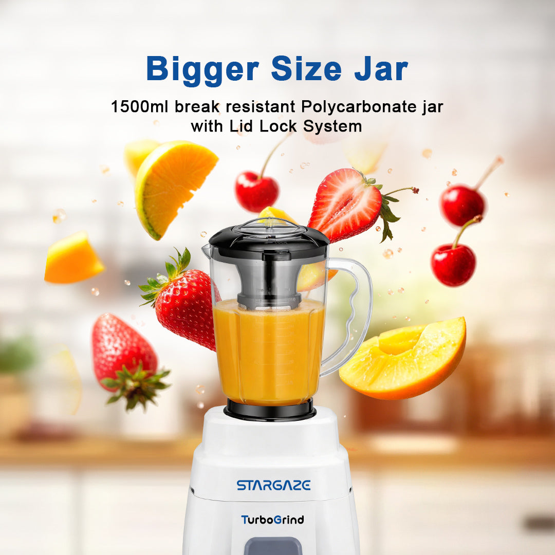 TurboGrind Mixer Grinder 4 Jar – 1100 Watt