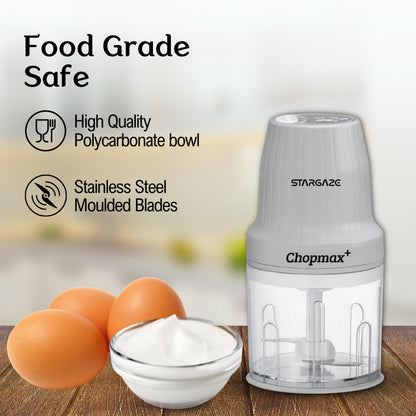 Stargaze Chopmax Plus Chopper 350 Watt With 800ml Bowl - Grey