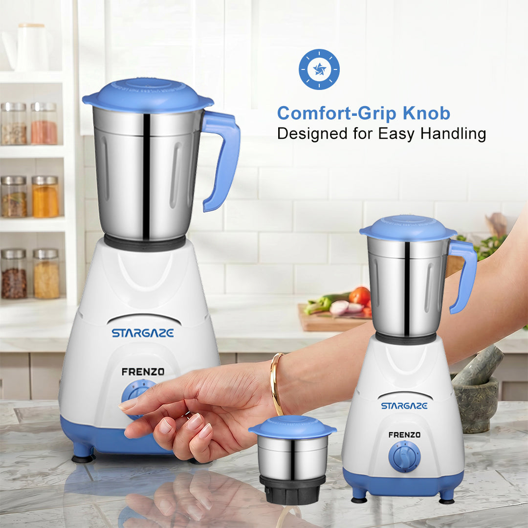 Frenzo Mixer Grinder – 550 Watt