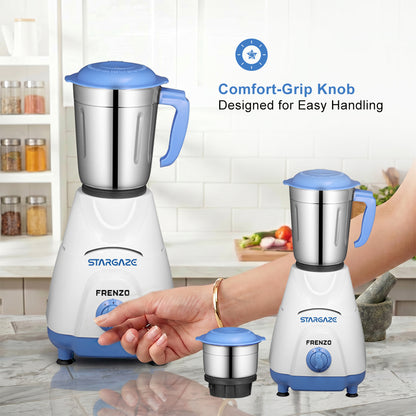 Frenzo Mixer Grinder – 550 Watt