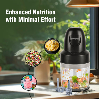 Stargaze Electric Chopper - Magnet (400 wt) With 800ml Bowl