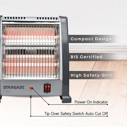 Stargaze Quartz Heater - 800 Watts Electric Heater