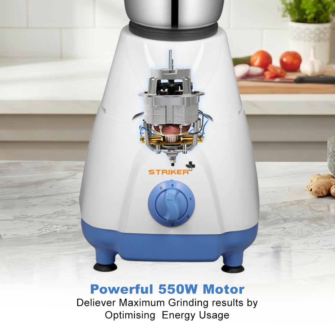 Striker Plus Mixer Grinder – 550 Watt
