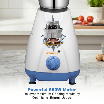 Striker Plus Mixer Grinder – 550 Watt