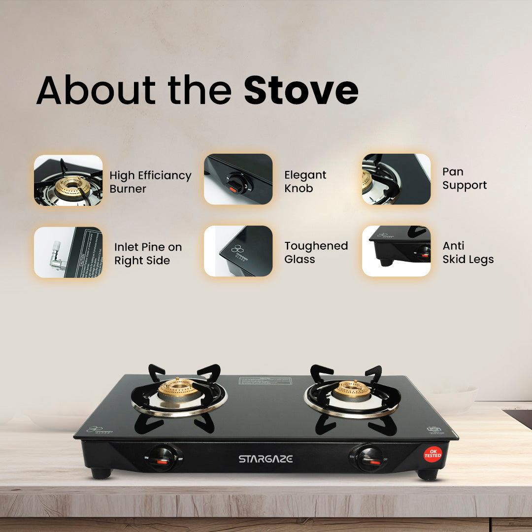 GALAXY 2 BURNER Cooktop