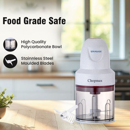 Chopmax Electric Chopper 350 Watt - 800 ml (White Marbal)