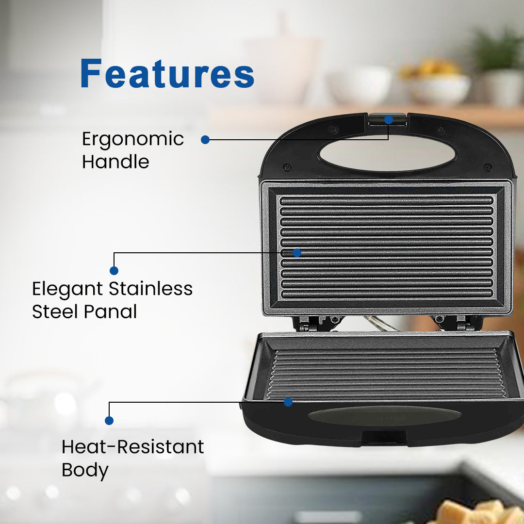 Crispo Sandwich Grill Maker 800 Watt
