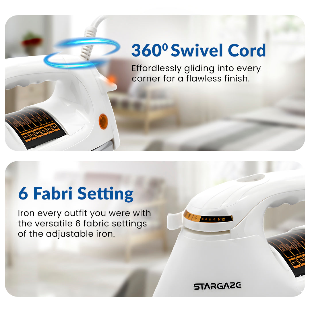 STARGAZE Sumo 750-Watt Heavy Weight Dry Iron