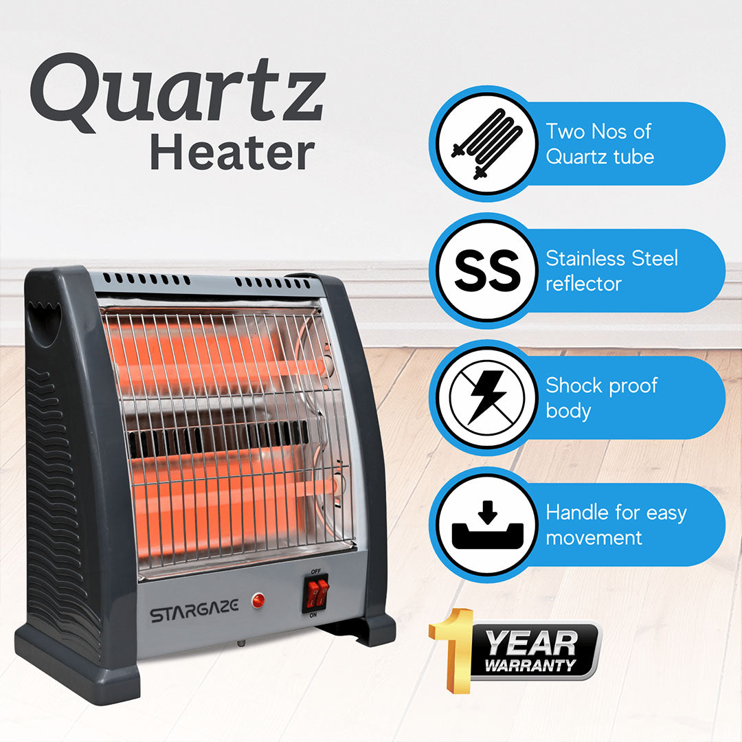 Stargaze Quartz Heater - 800 Watts Electric Heater