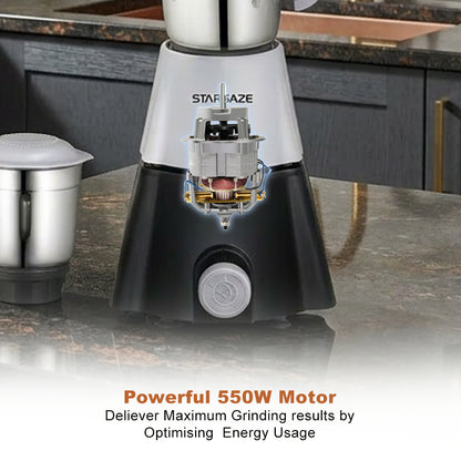 BRIO Mixer Grinder - 550W