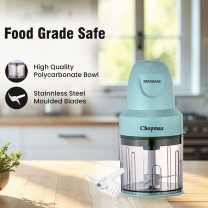 Chopmax Electric Chopper 350 Watt - 800 ml (Light Green Marbal)