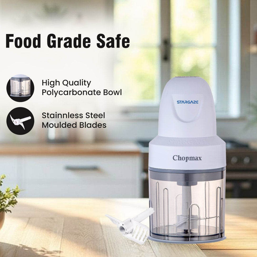 Chopmax Electric Chopper 350 Watt - 800 ml (Grey)