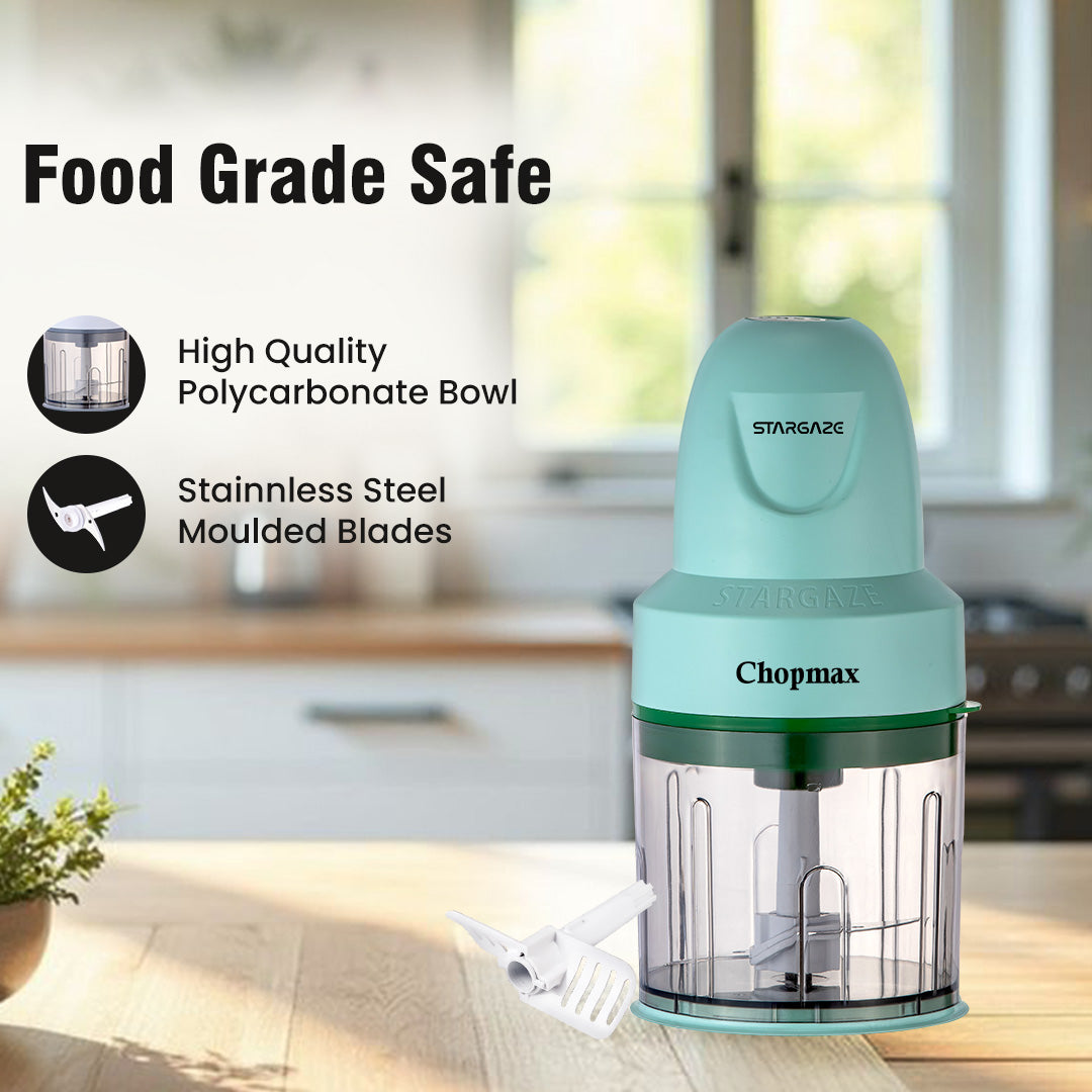 Chopmax Electric Chopper 350 Watt - 800 ml (Green Marbal)