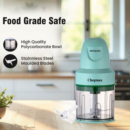 Chopmax Electric Chopper 350 Watt - 800 ml (Green Marbal)