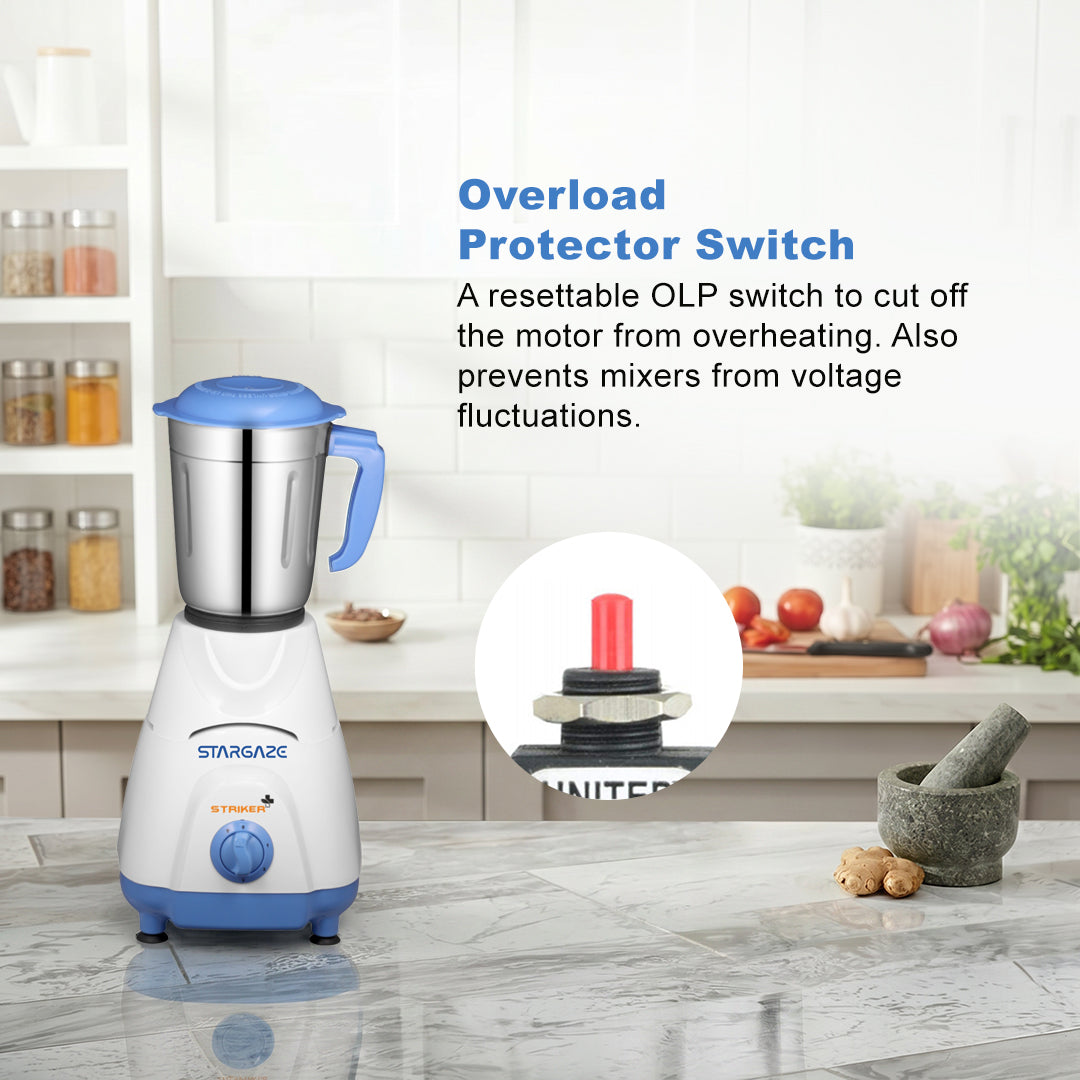 Striker Plus Mixer Grinder – 550 Watt