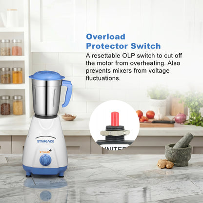 Striker Plus Mixer Grinder – 550 Watt