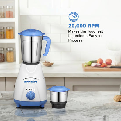 Frenzo Mixer Grinder – 550 Watt
