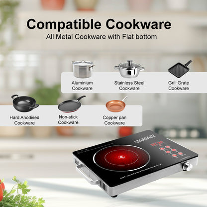 RAPID Infrared Cooktop 2200W
