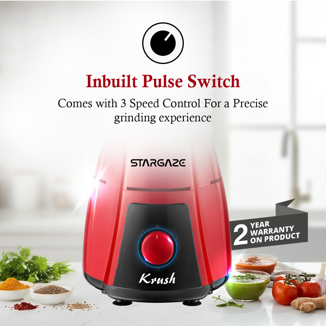 Krush Mixer Grinder – 800 Watt