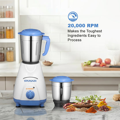 Striker Plus Mixer Grinder – 550 Watt