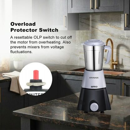 BRIO Mixer Grinder - 550W